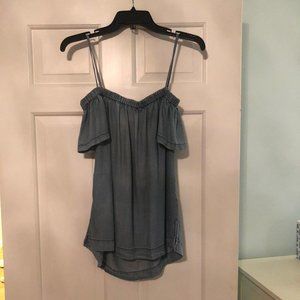 Bloomingdales AQUA Smocked Off the Shoulder Top